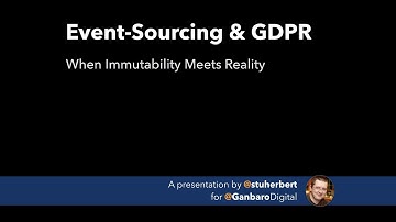 Event Sourcing & GDPR - Part 3: ES-CQRS & GDPR