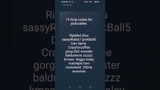 19 codes for pickcrafter! screenshot 4