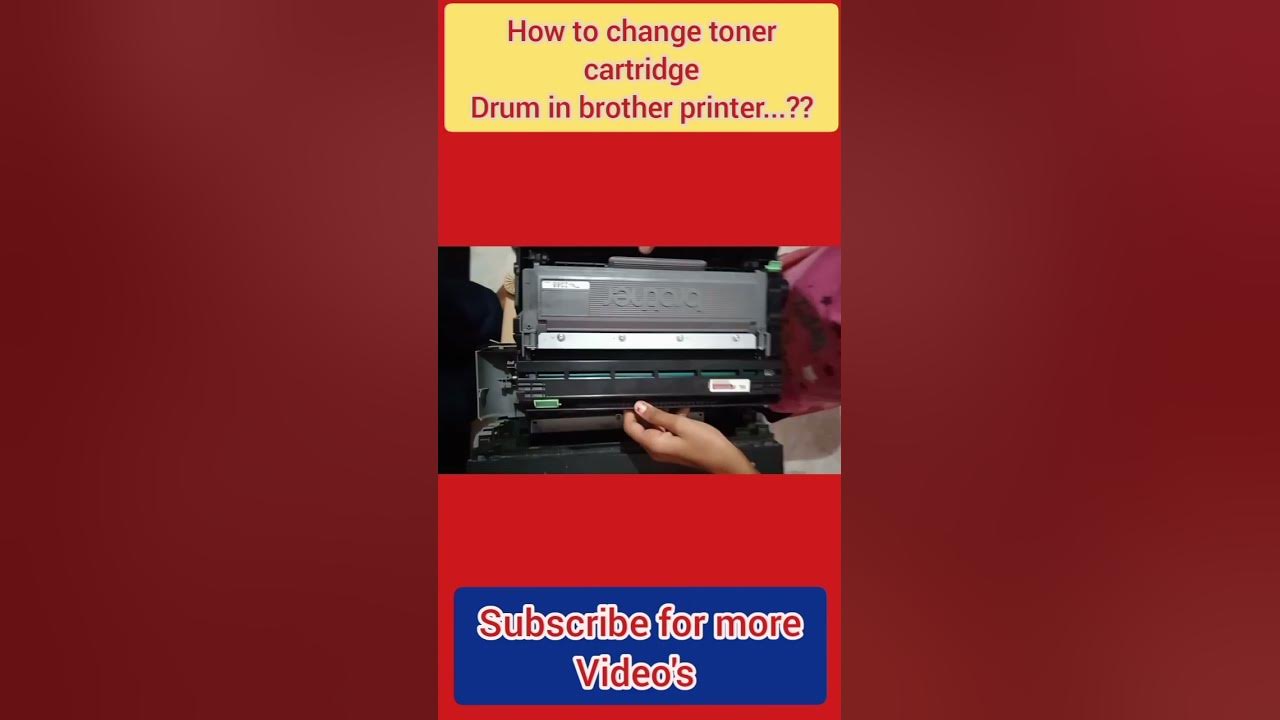 How to change cartridge in printer trendingreels Brother printer, drum cartridge refilling 