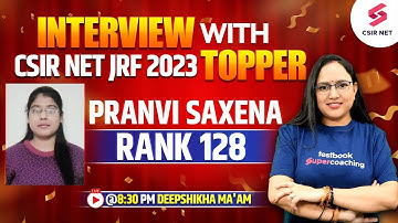 Exclusive Interview with CSIR NET JRF Topper | Rank 128 | Deepshikha Ma