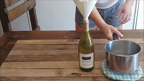 Easiest way to remove labels from bottles