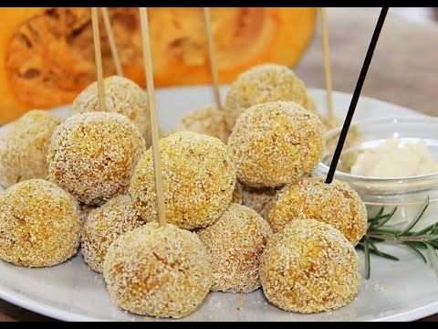 POLPETTE DI ZUCCA SENZA FRIGGERE  ripiene  Ricetta facile di zucca