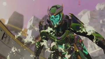 Apex Legends - Ancient Republic - Caustic Prestige Skin Finisher on Lifeline 😂