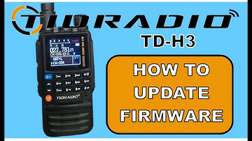 TidRadio TD-H3 How to Update Firmware