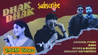 2.84M Views DHAK DHAK (Official Music) Aanchal Tyagi X Raga X Rusha & Blizza  X Abhijeet Srivastava