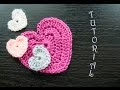 Proste serce na szydeku tutorial easy crochet heart tutorial