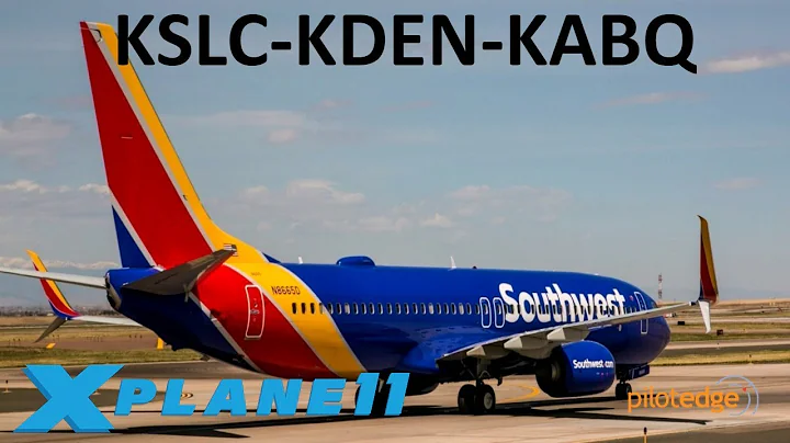 X-Plane 11 | ZIBO 3.30D!! | A320 B737 | PilotEdge | Salt Lake City, Denver & Albuquerque!!