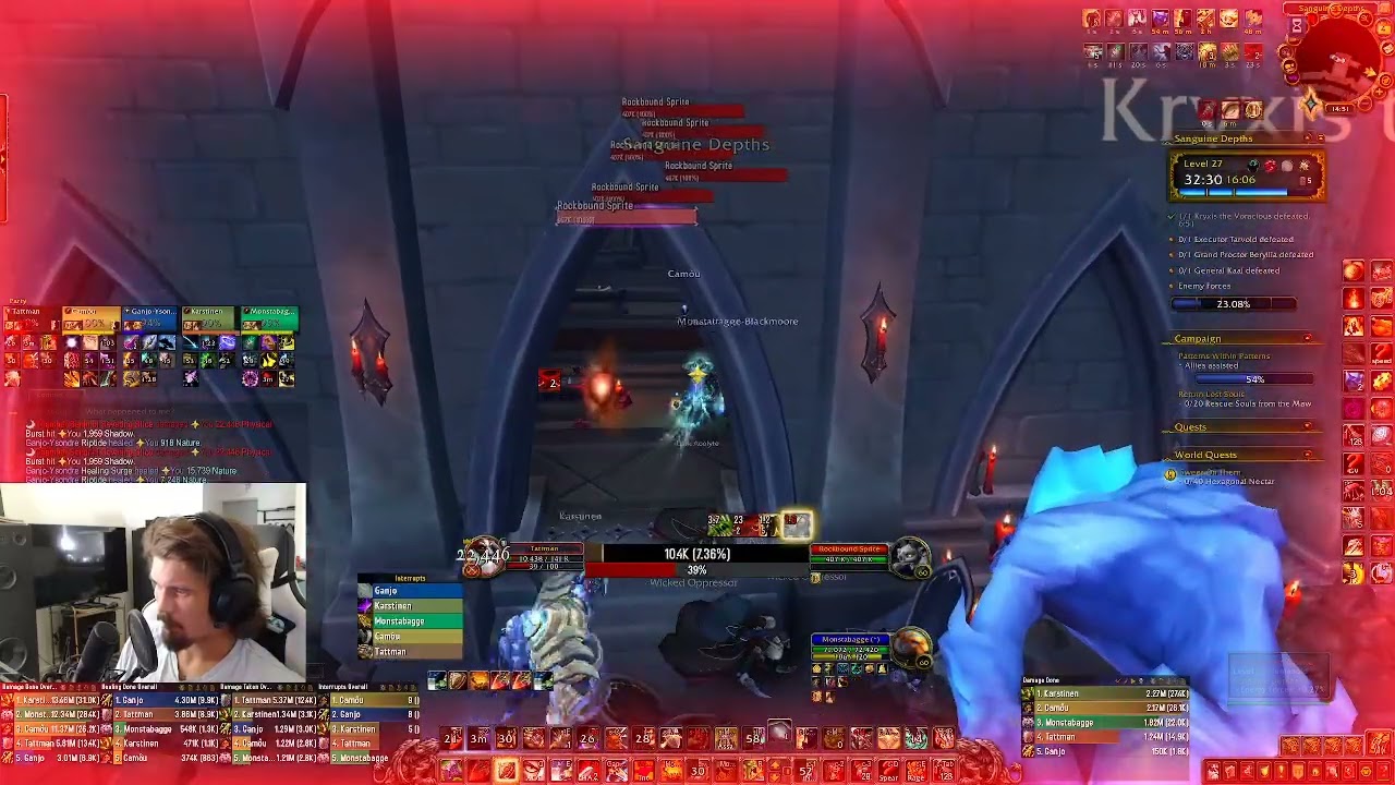 Sanguine +27 Necrolord Protection Warrior (For, Bur, Sto, Enc)