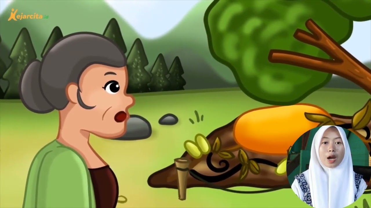 Ujian Praktek Bahasa Inggris: Story Telling "Golden Cucumber" (Timun Emas)