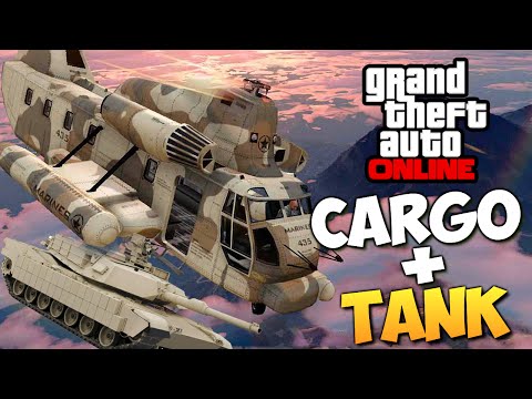 Видео: GTA ONLINE - CARGOBOB И ТАНК!!! (УГАР) #137