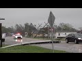 08-29-2021 - Mathews, LA - Ida Eyewall Flying Debris Damage and Surge Flooding