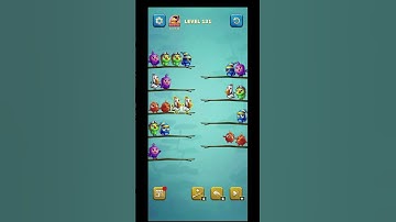 Bird Sort Level 131 #puzzle_daddy