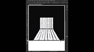 Perspective Text Effect in Photoshop  Photoshop Manipulation Tutorial #shorts #photoshop