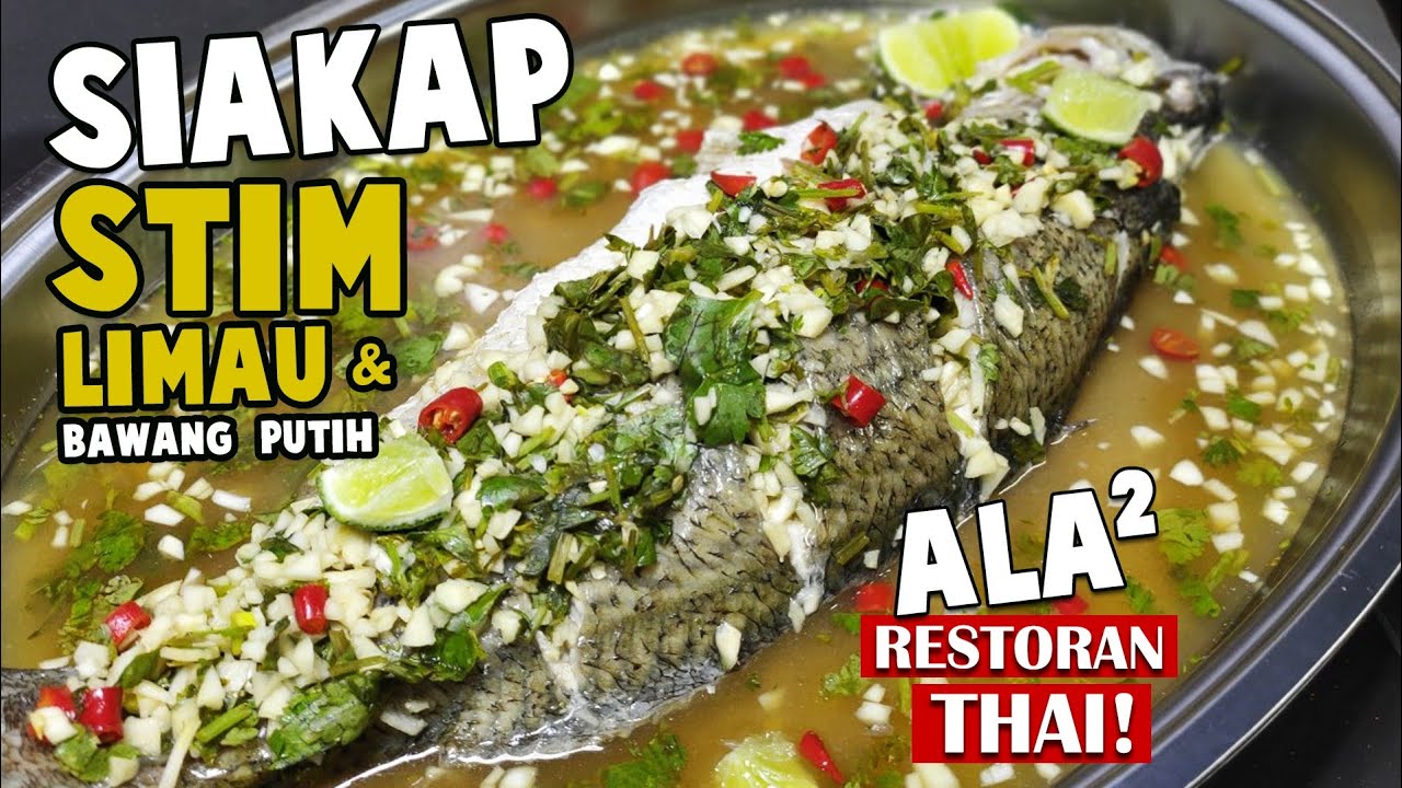 Ikan masak stim lemon