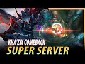 Qiuyi khazix comeback super server  khazix vs ekko