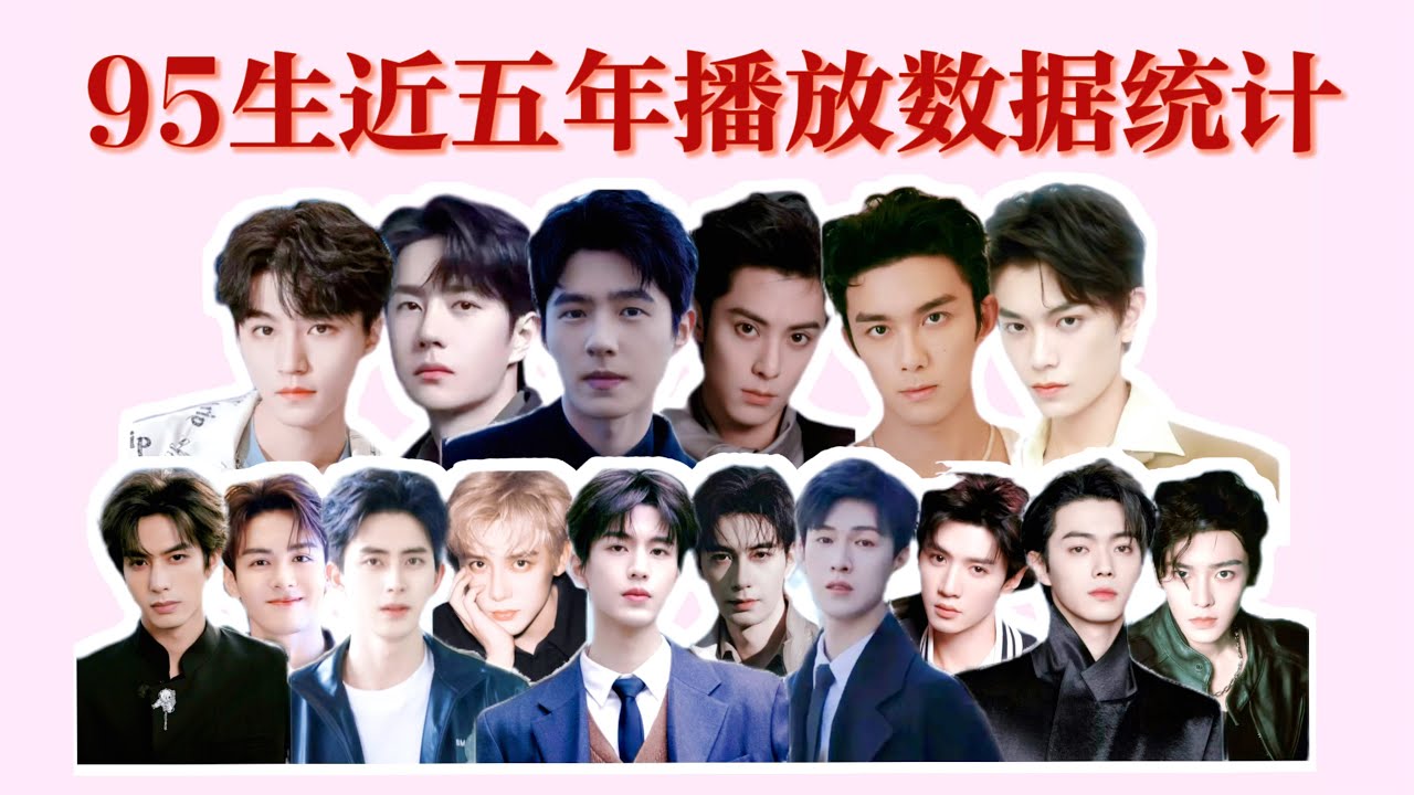 流量拼数据，谁在扛实绩？95生近五年播放数据统计（上）