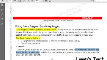 Oracle Forms 10g Tutorial in Bangla: Post Query Trigger