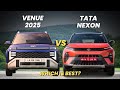 Hyundai Venue 2025 vs Tata Nexon | Which is Best? | nexon vs venue 2025