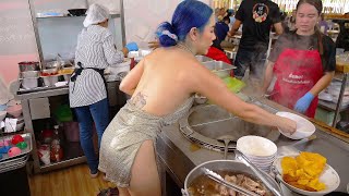 The Most Famous Beautiful Hot Lady Chef in Chonburi - Thai Street Food