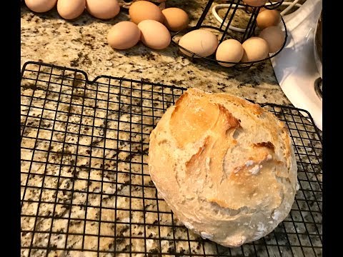 no-knead-bread-dutch-oven-|-easy-3-ingredient-recipe