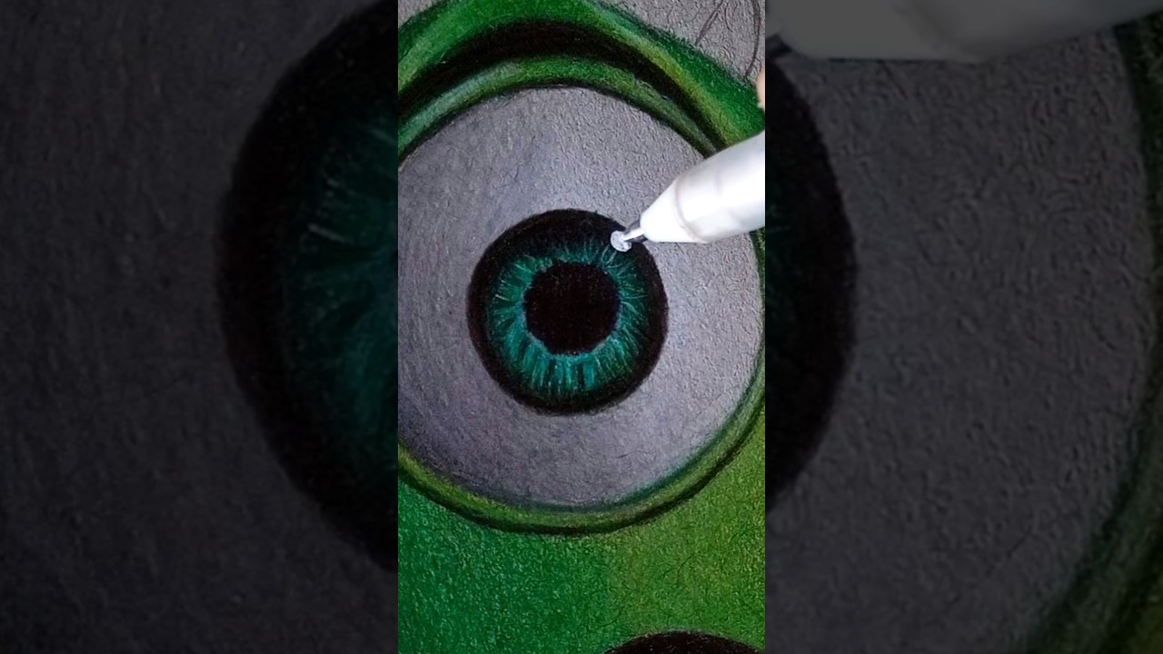 Drawing of Mike Wazowski ✍️✨❤️