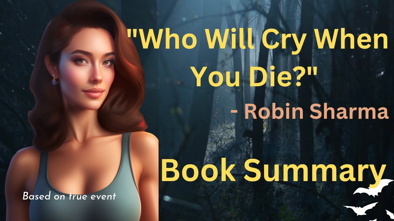 A motivational image on living with meaning inspired by Who Will Cry When You Die
