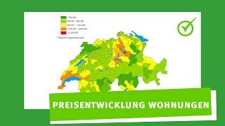 Preisentwicklung Schweiz Wohnungen 2005 - 2017 | Immobilienreport von Comparis und ETH