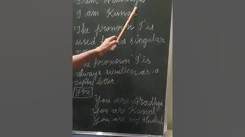 Std 1 English Grammar Chapter 5 I,You, He,She Part  1