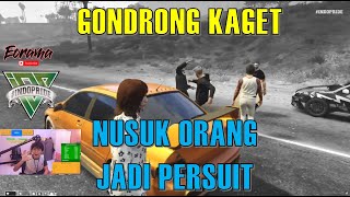 GONDRONG KAGET BERAWAL DARI NUSUK ORANG JADI PERSUIT BERSAMA ANAK-ANAK AKAMSI !! #indopriderp