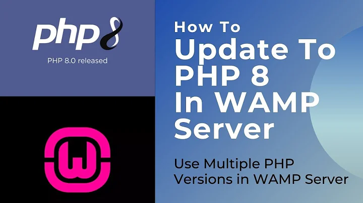 How to Update to PHP 8 in WAMP Server || How to Use Multiple PHP Versions in WAMP Server