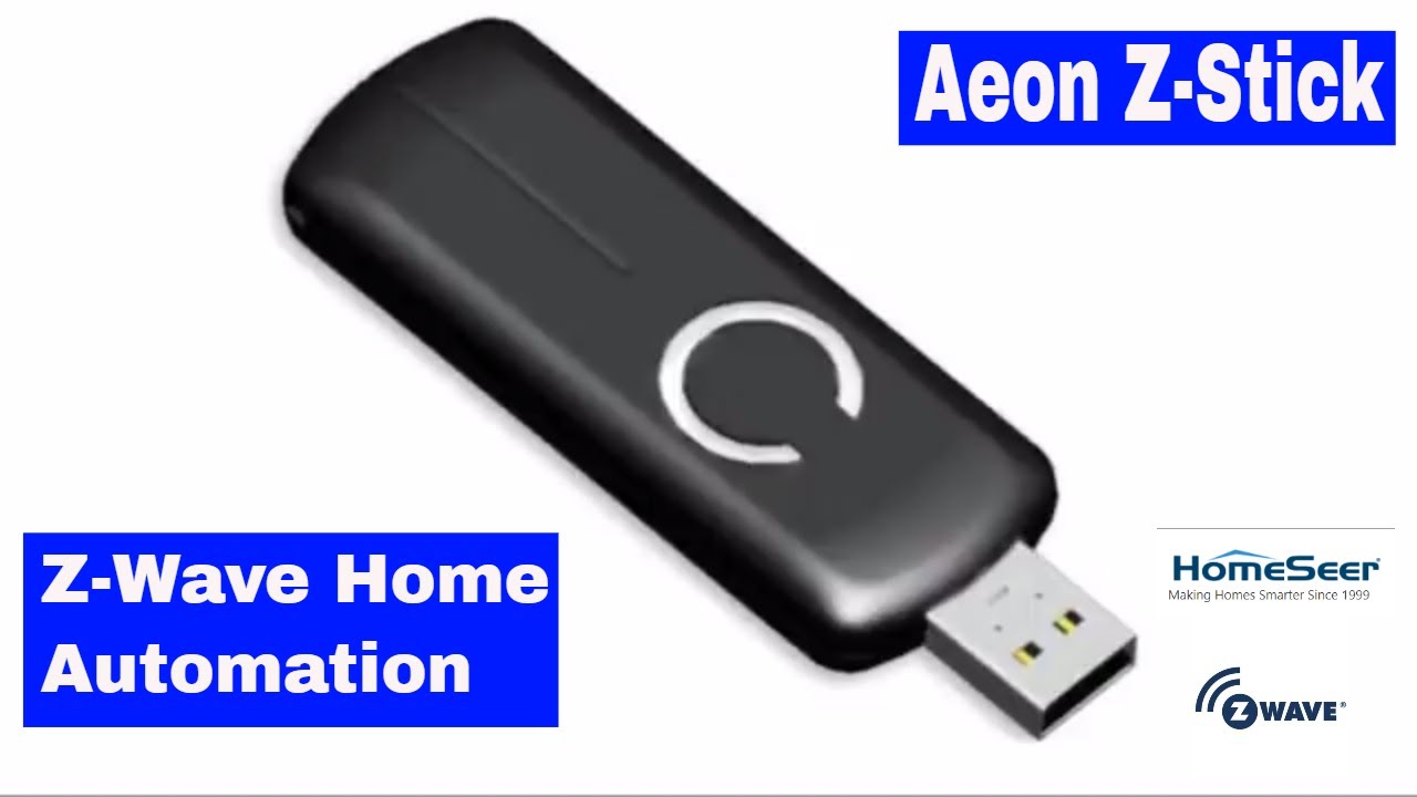 apologi I fare Excel Aeotec USB Z-Stick - Zwave Interface by Aeon | HomeSeer Inegration - YouTube