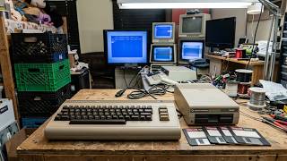 COMMODORE 1541 DISK DRIVE 64 C64 C-64 PERFORMANCE TEST BRADLEY FILL THE DISK TIDYING - Episode 4478