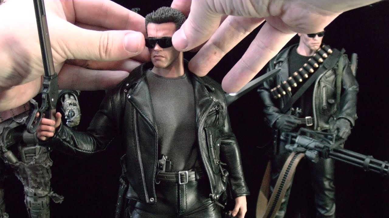 HOT TOYS UPDATE  TERMINATOR police slaughter custom version.(SHADES)