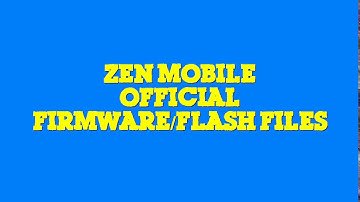 Zen mobile FTP site Official firmware/Flash file Direct Link