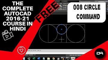 Circle Command | Autocad Commands in Hindi | 008