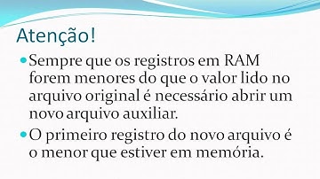 Método Replacement Selection