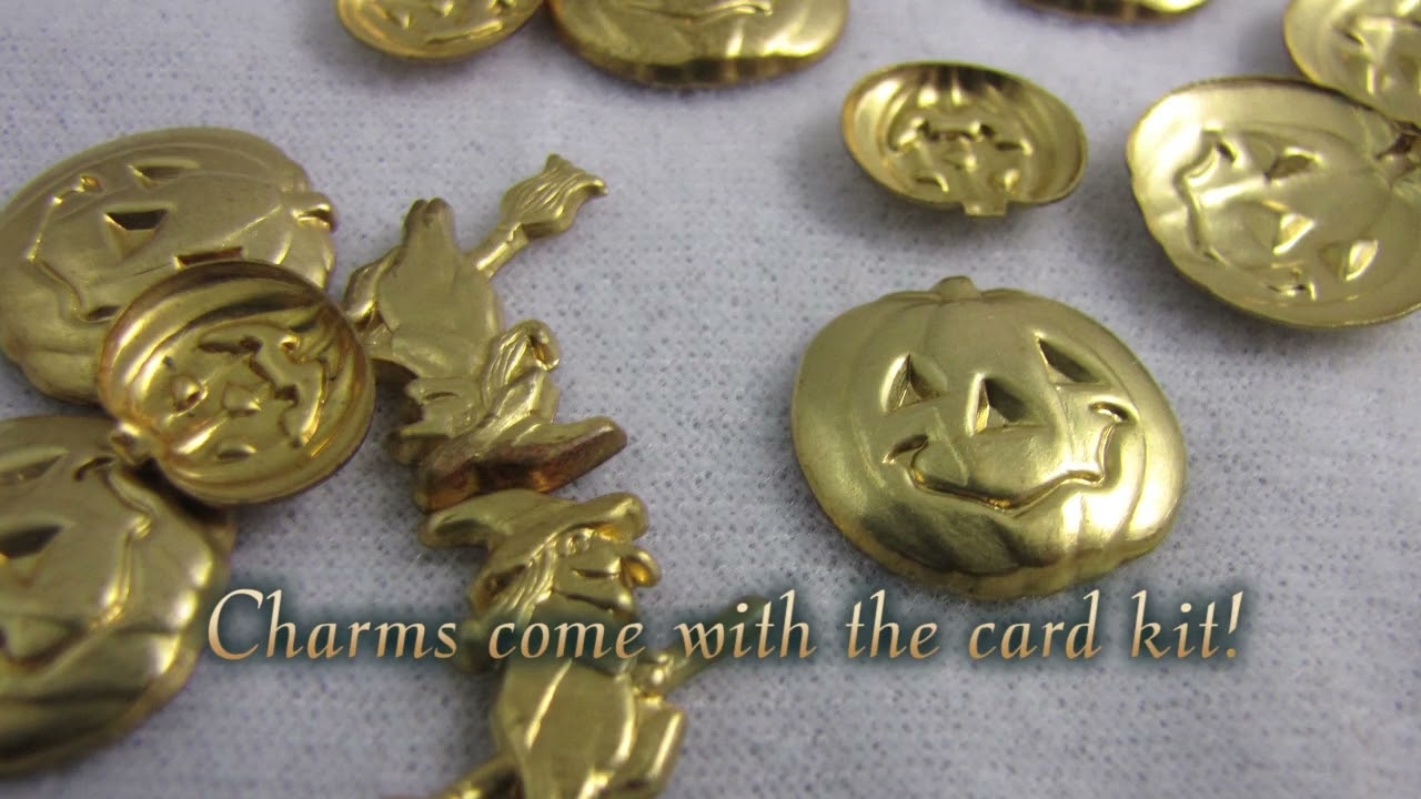 TJDesigns Halloween Cards made with TJ Designs Halloween Collage Papers and Images.