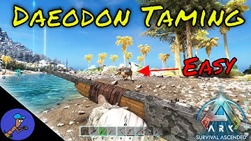 Epic Daeodon Taming Adventure: Raft Trap Strategy Revealed!