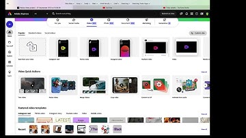 Resize A Video in Adobe Express using Quick Actions