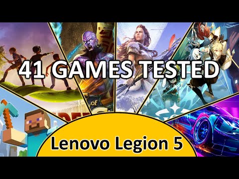 Lenovo Legion 5 (2020) - 41 Games Tested