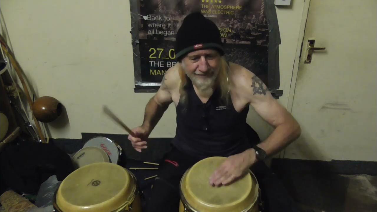 One Tree Island conga practice with stick Dec 2022 YouTube