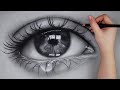 ASMR Eye Charcoal Drawing No Talking | Philippines