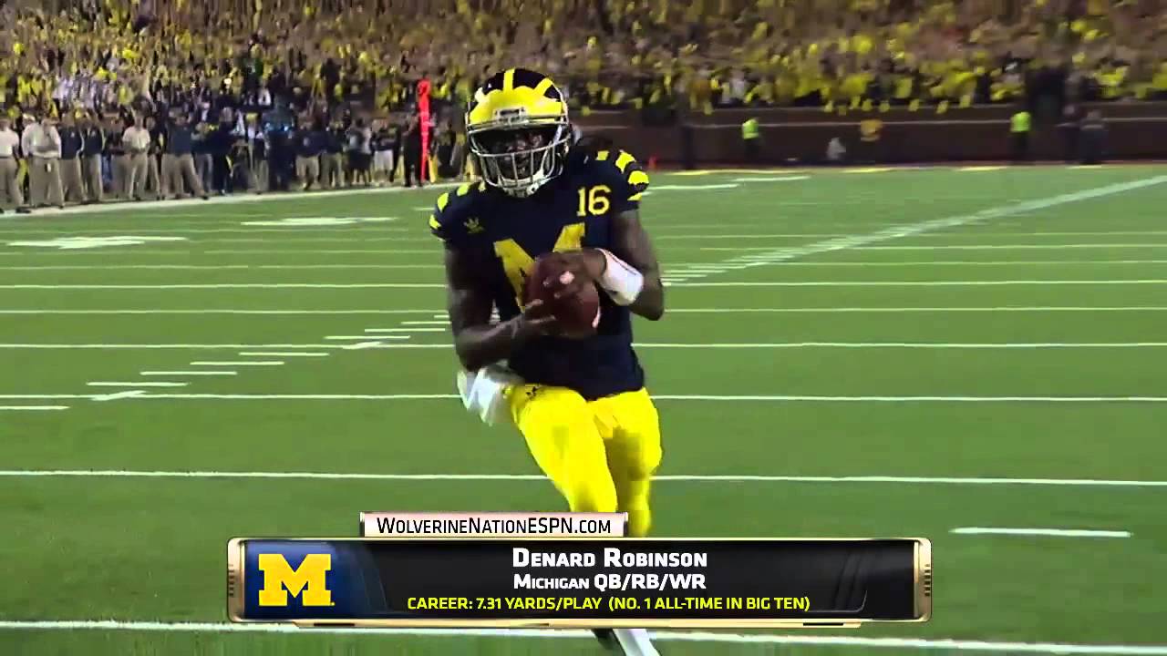 Denard Robinson Interview On Shoelace Nickname Michigan And Playing For Jaguars Espn Youtube