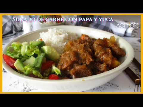 SUDADO o ESTOFADO de CARNE COLOMBIANO | Prepara la más deliciosa Carne Guisada o Estofado de Carne