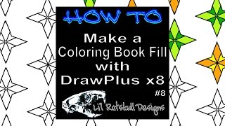 DrawPlus Tutorial Video - How To Make a Coloring Book Page #8 / Step by Step