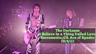 The Darkness - I Believe In A Thing Called Love - Sacramento, CA 10/4/23 Ace of Spades