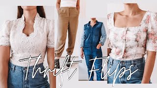 THRIFT FLIP | Easy and quick thrift flip making questionable clothes cute!