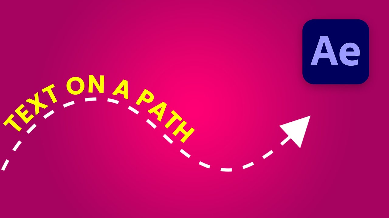 Move Text On A Path | After Effects - YouTube