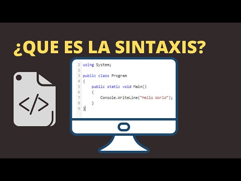 What is syntax in programming?