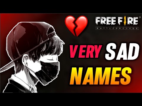 Top 20 Sad Names For Free Fire || Free Fire Sad Names || Best Unique Names.